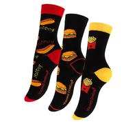 Vincent Creation Calzino 'Fast Food' giallo / arancione / rosso / nero Donna Vincent Creation 41-45 giallo / arancione / rosso / nero