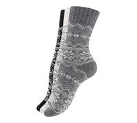 Vincent Creation Calzino 'Hygge' grigio / grigio chiaro / nero Donna Vincent Creation 43-46 grigio / grigio chiaro / nero