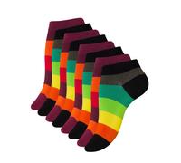Vincent Creation Calzino verde / arancione / rosso vino / nero Donna - Abbigliamento - Intimo - Calzini e calze Vincent Creation 35-38