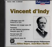 Vincent D'Indy Vincent D'Indy: L'étranger Opus 53/... (CD) Album