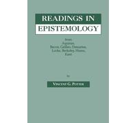 Vincent G. Potter Readings in Epistemology (Copertina rigida)