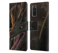VINCENT HIE DRAGONI CUSTODIA COVER A PORTAFOGLIO IN PELLE PER SAMSUNG TELEFONI 1