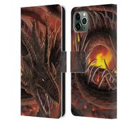 VINCENT HIE DRAGONI CUSTODIA COVER A PORTAFOGLIO PER APPLE iPHONE TELEFONI