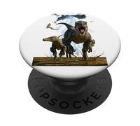 Vincent Hie Velociraptor Jurassic Predator Classico Dinosauro PopSockets PopGrip Adesivo