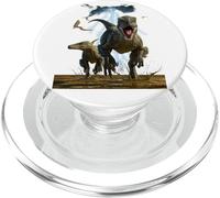 Vincent Hie Velociraptor Jurassic Predator Classico Dinosauro PopSockets PopGrip per MagSafe