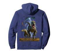 Vincent HIE Velociraptor Jurassic Predator Dinosaur Classic Felpa con Cappuccio