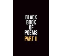 Vincent Hunanyan Black Book of Poems II (Tascabile)