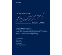 Vincent Pasquie Exact Methods in Low-dimensional Statistical (Copertina rigida)