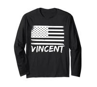 Vincent Personalizzato Cittadinanza Compleanno Nome Forename Maglia a Manica