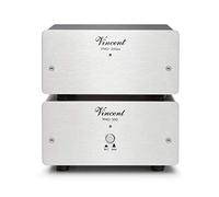 VINCENT PHO-300 SILVER - Amplificatore Fono, MM/MC, Alluminio, Nero/Argento, RCA, Nero