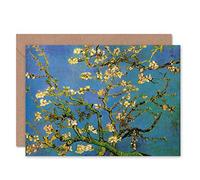 VINCENT VAN GOGH BRANCHES WITH ALMOND BLOSSOM 1890 GREETINGS CARD