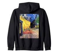 Vincent Van Gogh Cafe Terrace at Night Felpa con Cappuccio