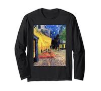 Vincent Van Gogh Cafe Terrace at Night Maglia a Manica