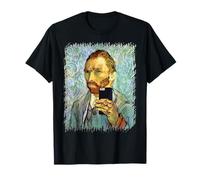 Vincent Van Gogh Divertente Cellulare Selfie Auto Ritratto Maglietta