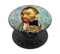 Vincent Van Gogh Divertente Cellulare Selfie Auto Ritratto PopSockets PopGrip Adesivo