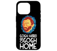 Vincent Van Gogh Hard Or Go Home Artist Custodia per iPhone 16 Pro