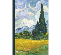 Vincent van Gogh Notebook: Wheat Field with Cypresses | Writing Journal for School, College, Office, Work | 5.25 x 8 inches | 100 Lined Pages