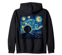 Vincent Van Gogh Notte Stellata Baseball Art Lovers Felpa con Cappuccio