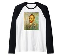 Vincent Van Gogh Self-Portrait Maglia con Maniche Raglan