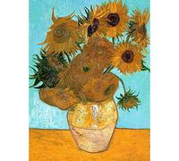 Vincent Van Gogh Still Life Vase With Twelve Sunflowers Old Art Print Poster Wall Decor 12X16 Inch
