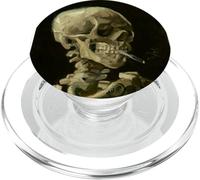 Vincent van Gogh Testa dello scheletro con una bruciatura PopSockets PopGrip per MagSafe