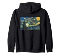 Vincent Van Gogh The Starry Night Felpa con Cappuccio