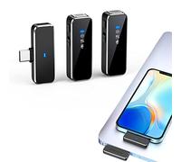 vincente 10 microfoni lavalier live | Mini microfono per trasmissioni live | Doppio sistema di microfono lavalier wireless per YouTube Facebook Live Vlogger Blogger e interviste