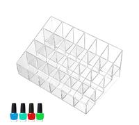 vincente Slot per lucidalabbra | Porta Rossetti in Acrilico Trasparente per Gloss e Tubi per Rossetti - Organizer per Rossetto da scrivania e Scatola espositiva per Tavolo da toeletta, griglia