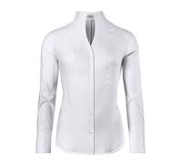 Vincenzo Boretti Blusa, Modern-Fit/Taglio Abbastanza Aderente, Colletto Alto, Morbido Oxford - Facile da Stirare Bianco 46