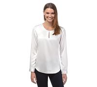 Vincenzo Boretti Blusa, Taglio Abbastanza Aderente, Scollo Rotondo Bianco S