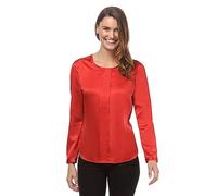 Vincenzo Boretti Blusa, Taglio Abbastanza Aderente, Scollo Rotondo Rosso S