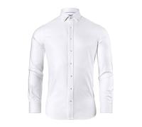Vincenzo Boretti Camicia, Regular-Fit/Taglio Giusto, Morbido Oxford - Non-Stiro Bianco 41-42