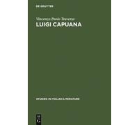 Vincenzo Paolo Traversa Luigi Capuana (Copertina rigida)