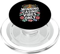 Vincere Casino Vibes Solo Roulette Chips Dadi Giocatori PopSockets PopGrip per MagSafe