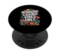 Vincere Casino Vibes Solo Roulette Dadi Chips PopSockets PopGrip Adesivo