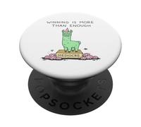 Vincere È Più Che Abbastanza Lama Mediocre Divertente PopSockets PopGrip Adesivo