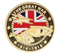 Vinciann Copia medaglia Prima Guerra Mondiale Grandi Battaglie Fondo Specchio 39.88mm 29g