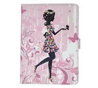 Vinciann Custodia Folio per iPad Air 9.7 2013 bok Stand Cover Farfalla Fiori Brillantini