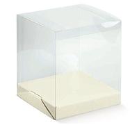 Vinciprova Le Gemme di Venezia N.2 Scatola Trasparente PVC cm30x30 Alta 30 - Confezione Regalo Matrimonio testimoni