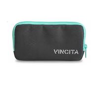 Vincita Essentials Case Portafoglio da ciclismo in resistente poliestere 600D idrorepellente Carte e telefono (nero/verde)