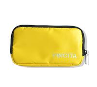 Vincita Essentials Case - Telone da ciclismo, realizzato in resistente tessuto idrorepellente, custodia per riporre tubi di ricambio, chiavi, carte e telefono (giallo)