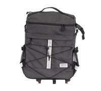 Vincita R&B Rackbag - Borsa da rack convertibile e zaino per bici pieghevoli, impermeabile, scomparto per laptop da 16", parapioggia incluso (Ripstop Nero)