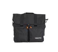 Vincita Voyage Atlas - Borsa per Brompton con telaio anteriore rimovibile, copertura per pioggia e cinghie a spalla, accessori per bicicletta