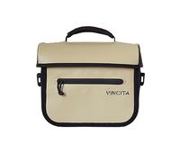 Vincita X-Cooper - Borsa anteriore impermeabile per bicicletta Brompton, pieghevole, con chiusura magnetica posteriore, interno spazioso, maniglia superiore e fodera di colore chiaro