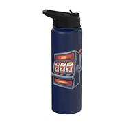 Vincitore del design classico delle slot machine 777 Stainless Steel Insulated Water Bottle