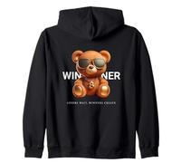 Vincitore Teddy Losers Aspetta Vincitori Crea Preventivo Felpa con Cappuccio