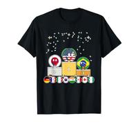 Vincitori della medaglia di Bronzo d'oro e d'Argento di Countryballs Maglietta