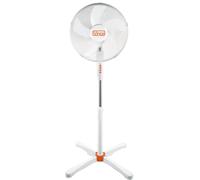 VENTILATORE A PIANTANA 40 CM BIANCO ALTEZZA MASSIMA 125CM -VIN70703 VINCO