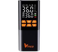 VINCO Compressore Portatile 60625 | Doppio Display LCD | PowerBank | Manometro D