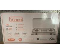 VINCO Fornello A Gas Gpl 3 Fuochi Bruciatore 1.4 Kw 76003 Campeggio Camper